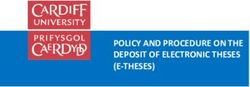 POLICY AND PROCEDURE ON THE DEPOSIT OF ELECTRONIC THESES (E-THESES)