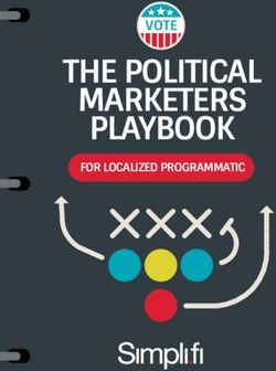 THE POLITICAL MARKETERS PLAYBOOK - VOTE - FOR LOCALIZED PROGRAMMATIC - Simpli.fi