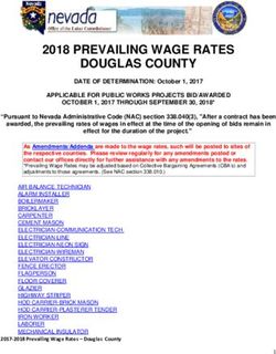 2018 PREVAILING WAGE RATES DOUGLAS COUNTY - Nevada Labor ...