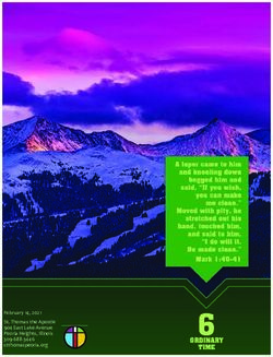 February 14, 2021 St. Thomas the Apostle 904 East Lake Avenue Peoria Heights, Illinois 309-688-3446 stthomaspeoria.org - St. Thomas the Apostle ...