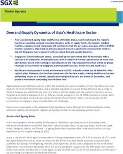 Demand-Supply Dynamics of Asia's Healthcare Sector - CFA ...