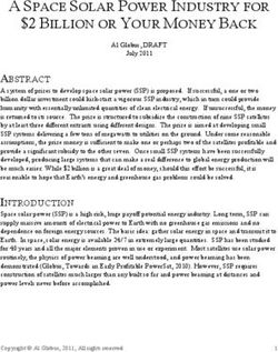 A SPACE SOLAR POWER INDUSTRY FOR $2 BILLION OR YOUR MONEY BACK