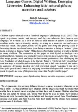 Language Games, Digital Writing, Emerging Literacies: Enhancing kids' natural gifts as narrators and notators