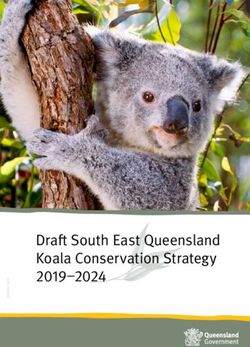 Draft South East Queensland Koala Conservation Strategy 2019-2024