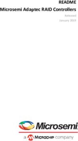 README Microsemi Adaptec RAID Controllers Released January 2019 - Support