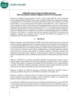 Public Health - Boulder County