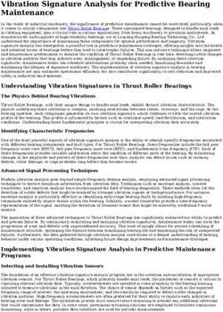 Vibration Signature Analysis for Predictive Bearing Maintenance