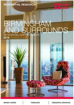 BIRMINGHAM AND SURROUNDS - RESIDENTIAL RESEARCH 2016 RESIDENTIAL MARKET INSIGHT 2018 - Knight Frank