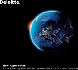 New Approaches 2018 Planning Priorities for Internal Audit in Financial Services - Chartered Institute ...