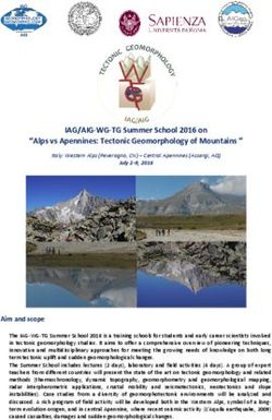 IAG/AIG-WG-TG Summer School 2016 on "Alps vs Apennines: Tectonic Geomorphology of Mountains "