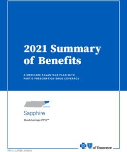 2021 Summary of Benefits - Sapphire A MEDICARE ADVANTAGE PLAN WITH PART D PRESCRIPTION DRUG COVERAGE - BCBST-Medicare.com