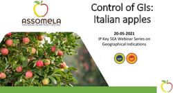 Control of GIs: Italian apples - 20-05-2021 IP Key SEA Webinar Series on Geographical Indications