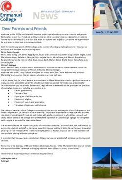 Dear Parents and Friends - Emmanuel College