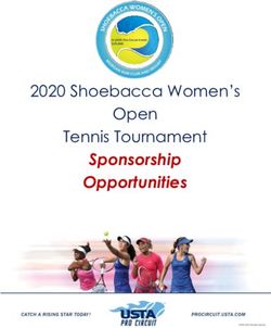 Sponsorship Opportunities - 2020 Shoebacca Women's Open Tennis Tournament