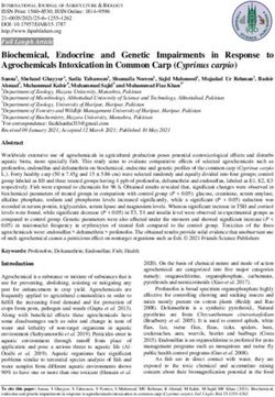 Biochemical, Endocrine and Genetic Impairments in Response to Agrochemicals Intoxication in Common Carp (Cyprinus carpio) - International Journal ...