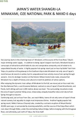 JAPAN'S WATER SHANGRI-LA - MINAKAMI, OZE NATIONAL PARK & NIKKO 6 days