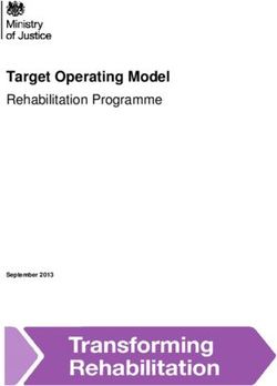 Target Operating Model - Rehabilitation Programme - September 2013