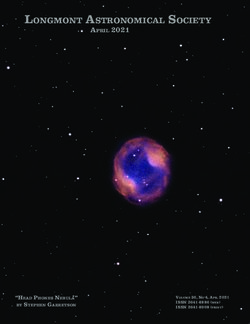 LONGMONT ASTRONOMICAL SOCIETY - APRIL 2021 - "HEAD PHONES NEBULA" BY STEPHEN GARRETSON