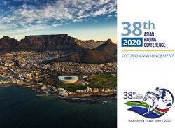 38th 2020 ASIAN RACING CONFERENCE - arcsa2020.com