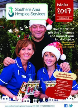 2017 Winter - Southern Area Hospice Services