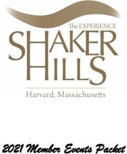 2021 Member Events Packet - Shaker Hills Country Club