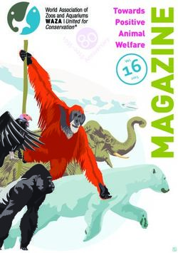 Towards Positive Animal Welfare - WAZA