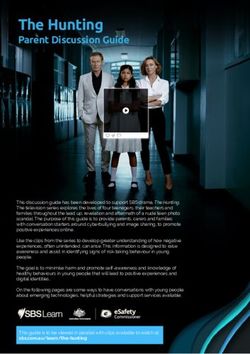The Hunting Parent Discussion Guide - SBS