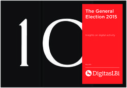 The General Election 2015 - Insights on digital activity