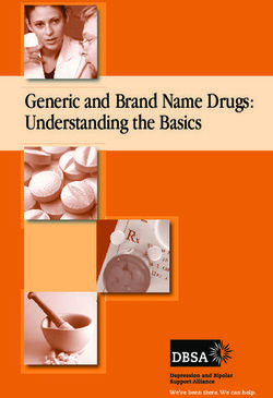 Generic and Brand Name Drugs: Understanding the Basics