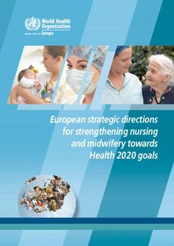 European strategic directions for strengthening nursing and midwifery towards Health 2020 goals