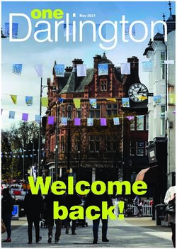 Darlington - Welcome back! - May 2021 - Darlington Borough Council