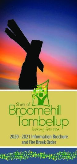 2020 2021 Information Brochure and Fire Break Order