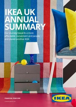 IKEA UK ANNUAL SUMMARY - Our journey towards a more affordable, convenient and people and planet positive IKEA