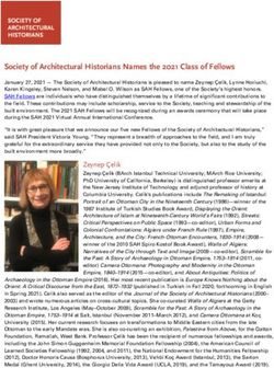 Society of Architectural Historians Names the 2021 Class of Fellows