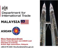 MALAYSIA ASEAN Siva Somasundram - UK-ASEAN Business Council