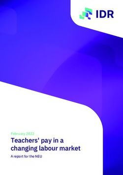 Teachers' pay in a changing labour market - February 2022 - NEU