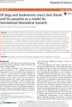 Of dogs and hookworms: man's best friend and his parasites as a model for translational biomedical research - ResearchOnline@JCU