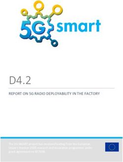 D4.2 REPORT ON 5G RADIO DEPLOYABILITY IN THE FACTORY - The 5G-SMART project has received funding from the European Union's Horizon 2020 research ...