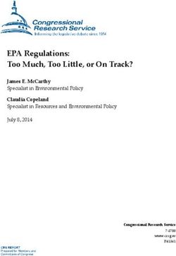 EPA REGULATIONS: TOO MUCH, TOO LITTLE, OR ON TRACK? - JAMES E. MCCARTHY SPECIALIST IN ENVIRONMENTAL POLICY CLAUDIA COPELAND SPECIALIST IN ...
