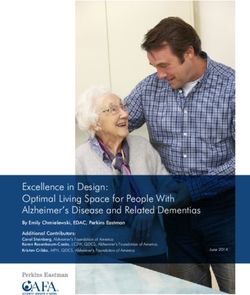 Excellence in Design: Optimal Living Space for People With Alzheimer's Disease and Related Dementias