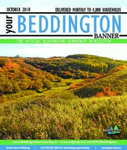 BEDDINGTON OCTOBER 2018 - Great News ...