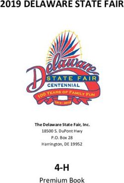2019 DELAWARE STATE FAIR - 4-H Premium Book The Delaware State Fair, Inc.