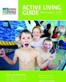 Active living guide spring/summer 2016 - WHAT'S NEW THIS SEASON? - Find Brochure