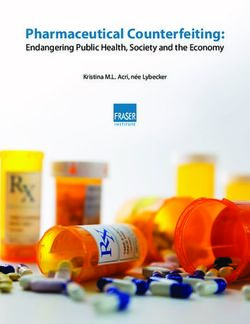 Pharmaceutical Counterfeiting: Endangering Public Health, Society and the Economy - Fraser Institute