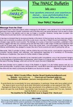 The IWALC Bulletin July 2021