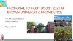 PROPOSAL TO HOST BOOST 2021 AT BROWN UNIVERSITY, PROVIDENCE - Prof. Meenakshi Narain Brown University July 23, 2019 - CERN Indico