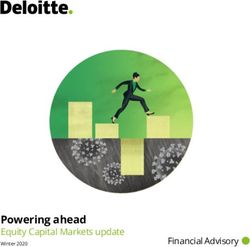 Powering ahead Equity Capital Markets update Winter 2020 Financial Advisory - Deloitte