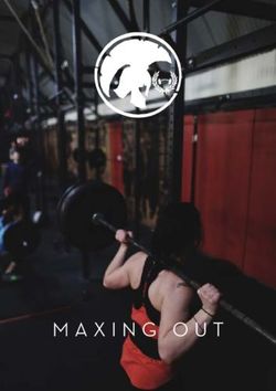 MAXING OUT - Crossfit Glasgow