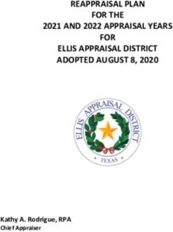 ADOPTED AUGUST 8, 2020 - ELLIS APPRAISAL DISTRICT REAPPRAISAL PLAN FOR THE 2021 AND 2022 APPRAISAL YEARS FOR