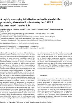 A rapidly converging initialisation method to simulate the present-day Greenland ice sheet using the GRISLI ice sheet model (version 1.3) ...